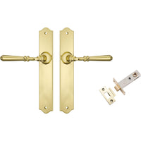 Tradco Door Handle Reims Polished Brass Passage Set