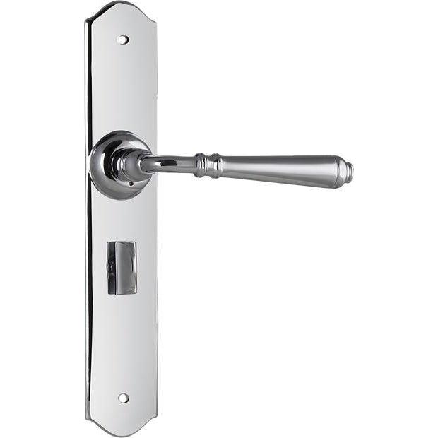 Tradco Door Handle Reims Privacy Pair Chrome Plated