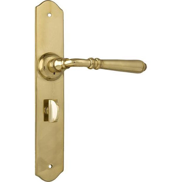 Tradco Door Handle Reims Privacy Pair Polished Brass