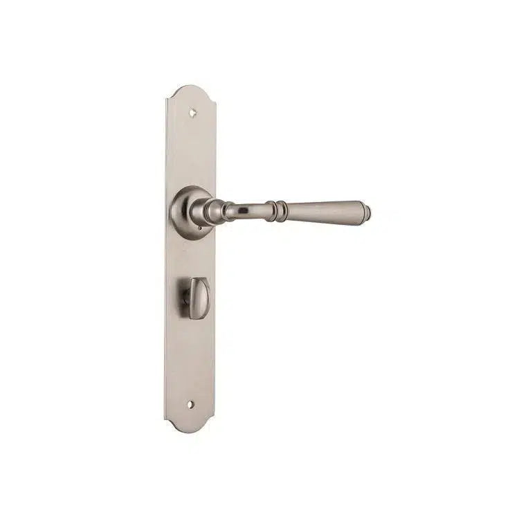 Tradco Door Handle Reims Privacy Pair Satin Nickel