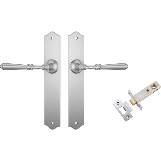 Tradco Door Handle Reims Satin Chrome Passage Set
