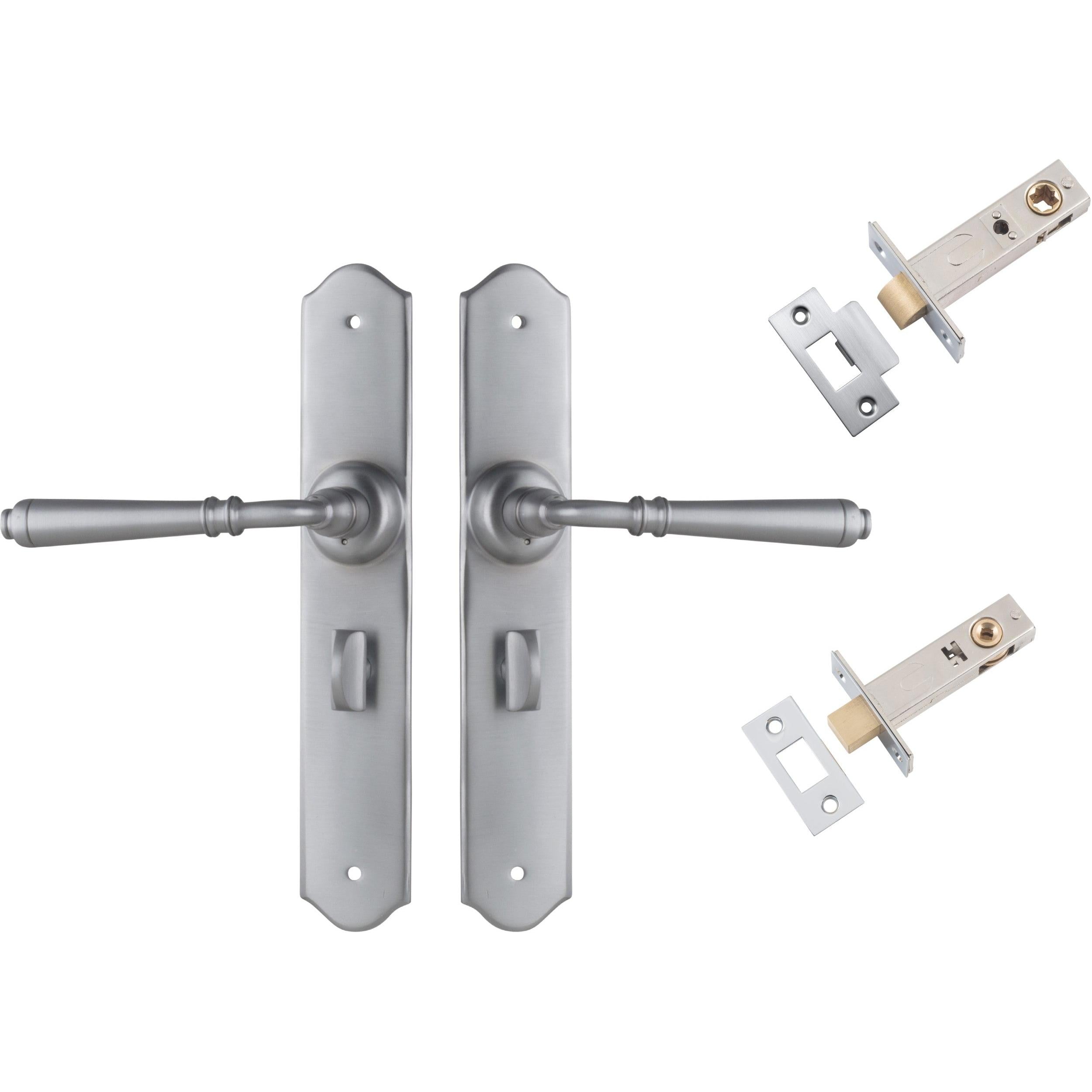 Tradco Door Handle Reims Satin Chrome Privacy Set