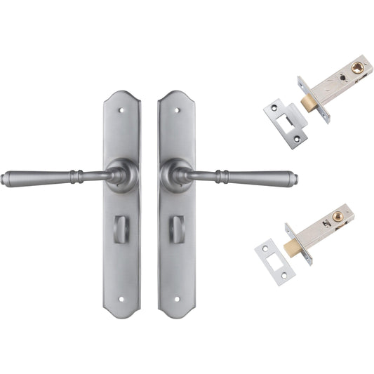 Tradco Door Handle Reims Satin Chrome Privacy Set