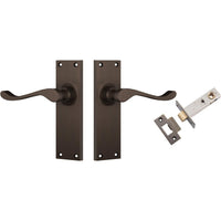 Tradco Door Handle Victorian Antique Brass Passage Set