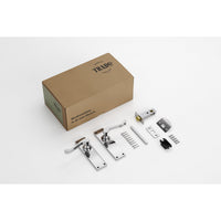 Tradco Door Handle Victorian Chrome Plated Passage Set