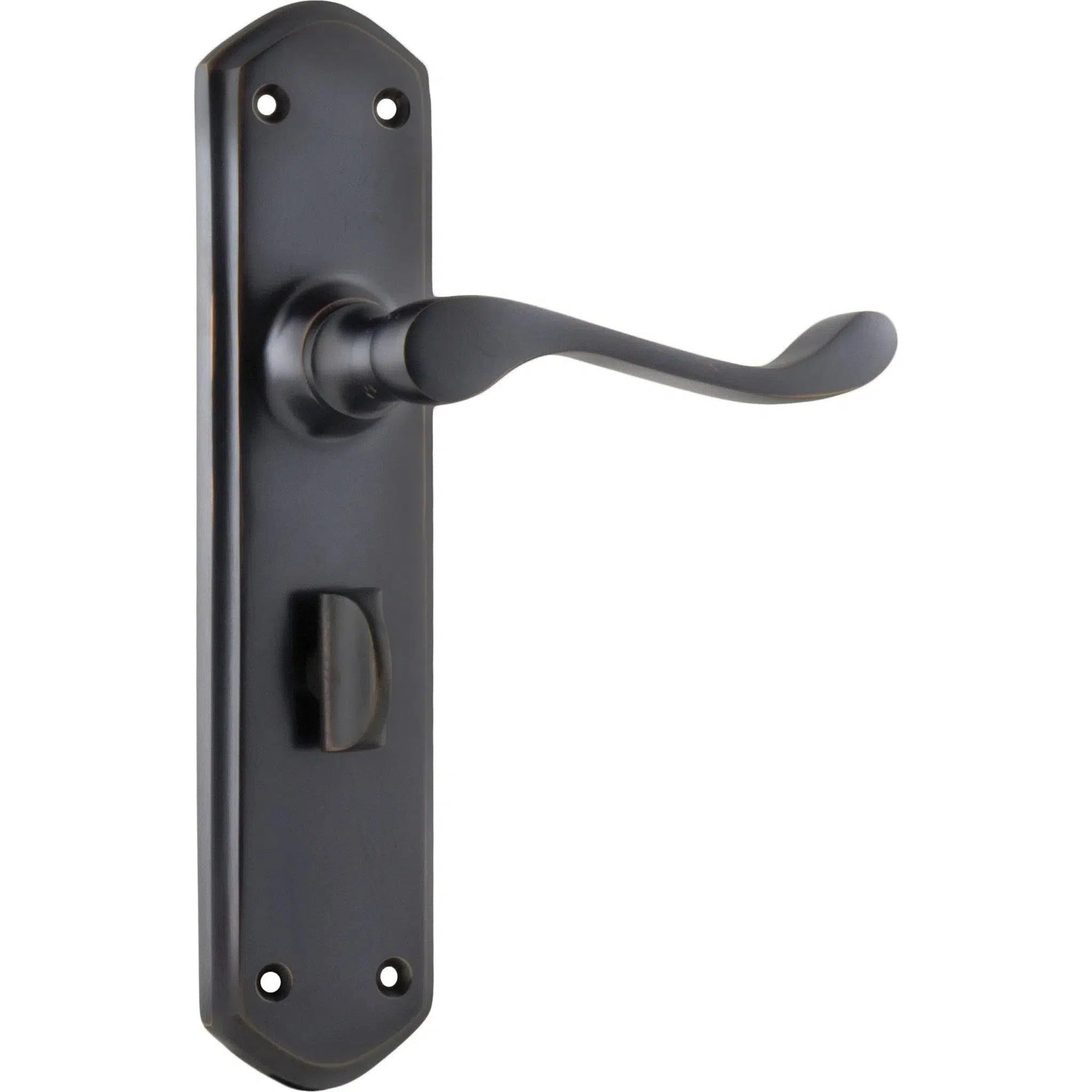 Tradco Door Handle Windsor Privacy Pair Antique Copper