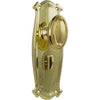 Tradco Door Knob Bungalow Privacy Pair Polished Brass