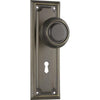 Tradco Door Knob Edwardian Lock Pair Antique Brass