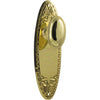 Tradco Door Knob Fitzroy Latch Pair Polished Brass