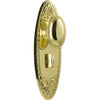 Tradco Door Knob Fitzroy Privacy Pair Polished Brass