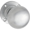 Tradco Door Knob Mortice Victorian Pair Satin Chrome