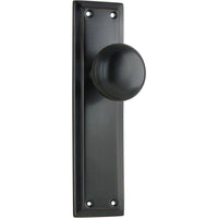 Tradco Door Knob Richmond Latch Pair Antique Copper H200mm