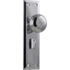 Tradco Door Knob Richmond Privacy Pair Chrome Plated H200mm