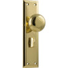 Tradco Door Knob Richmond Privacy Pair Polished Brass H200mm