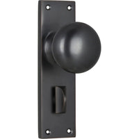 Tradco Door Knob Victorian Privacy Pair Antique Copper