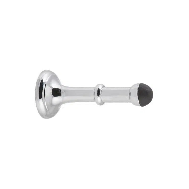 Tradco Door Stop Concealed Fix Large Chrome Plated D43xP100mm