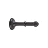 Tradco Door Stop Concealed Fix Large Matt Black D43xP100mm