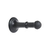 Tradco Door Stop Concealed Fix Small Matt Black D43xP80mm