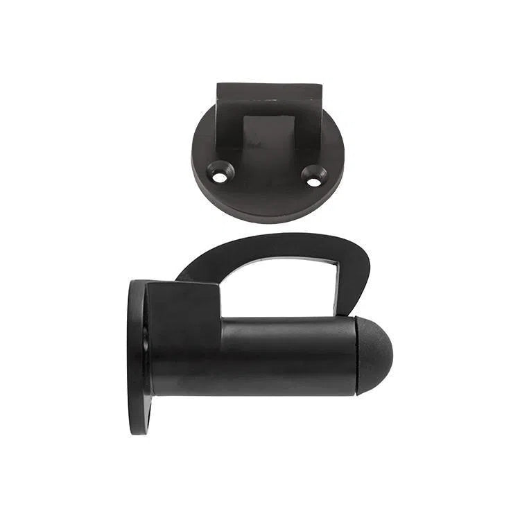 Tradco Door Stop Hook Matt Black D39xP70mm