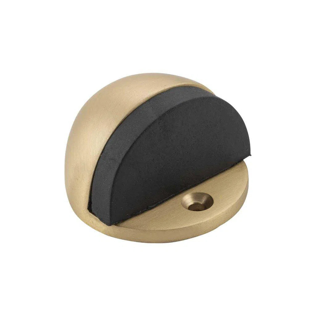 Tradco Door Stop Oval Satin Brass H29xD40mm