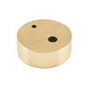 Tradco Door Stop Spacer Oval Polished Brass H15xD40mm