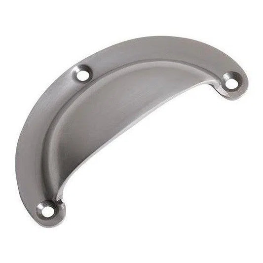 Tradco Drawer Pull Classic Large Iron Polished Metal L100xH40mm