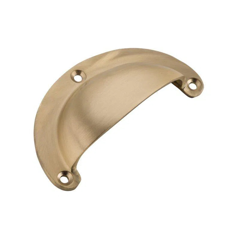 Tradco Drawer Pull Classic Large Satin Brass L100xH40mm