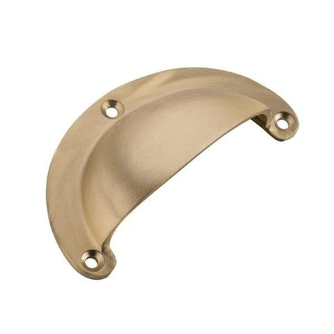 UNLACQUERED SATIN BRASS