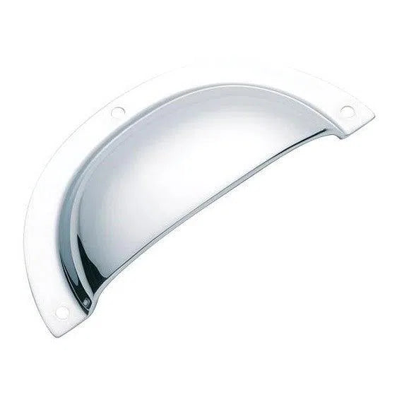 Tradco Drawer Pull Sheet Brass Classic Chrome Plated H40xL97mm