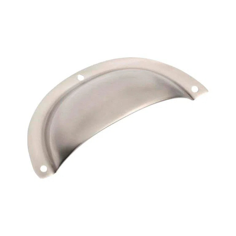 Tradco Drawer Pull Sheet Brass Classic Satin Nickel H40xL97mm