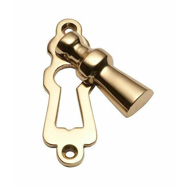 Tradco Escutcheon Covered Polished Brass