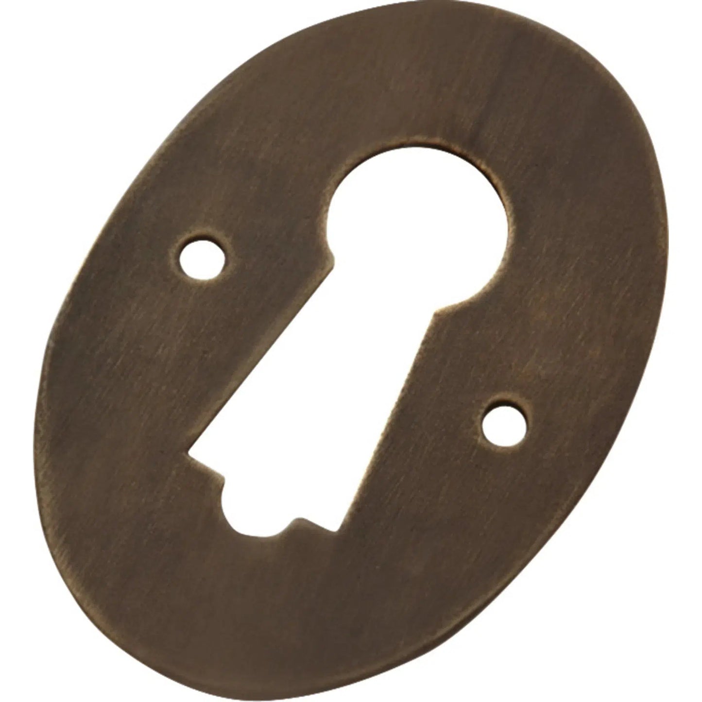 Tradco Escutcheon Pressed Antique Brass