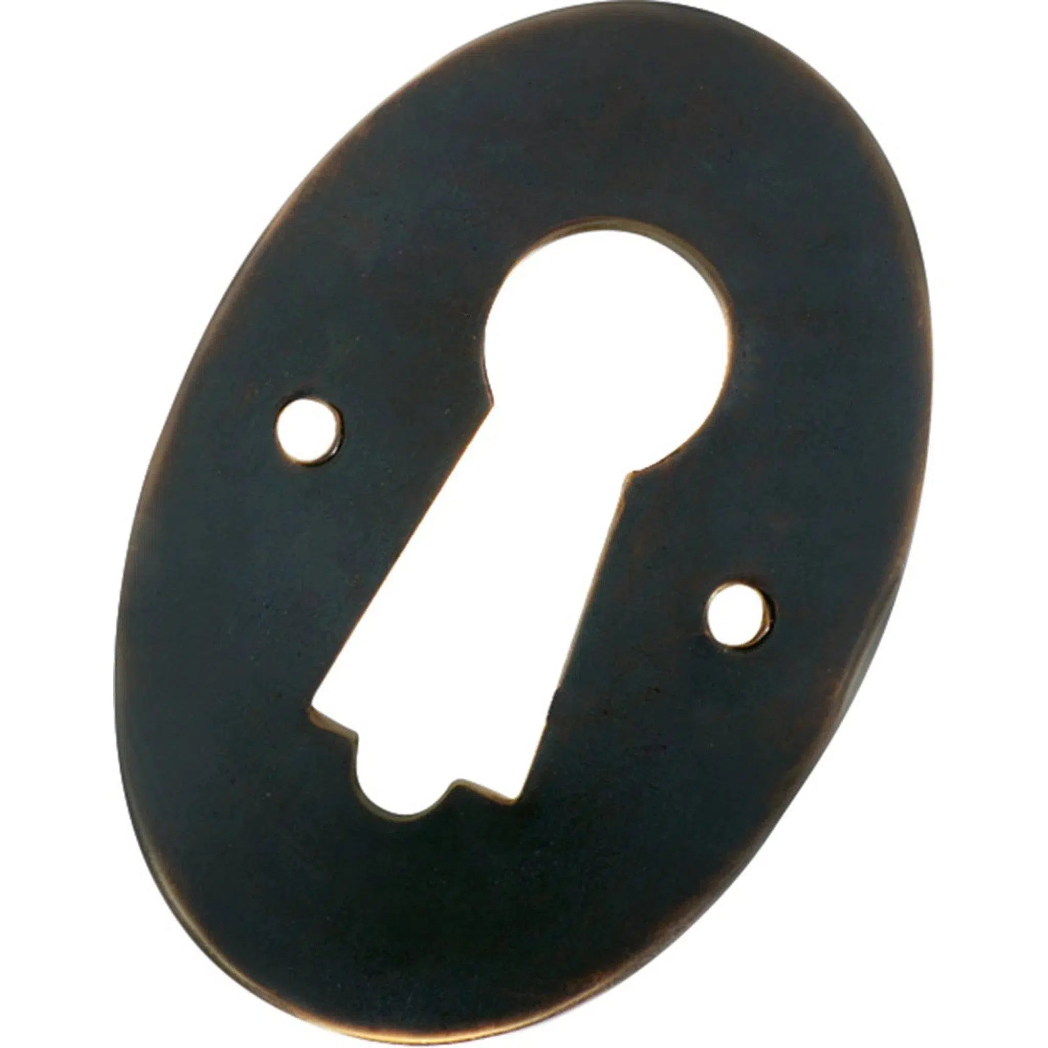 Tradco Escutcheon Pressed Antique Copper