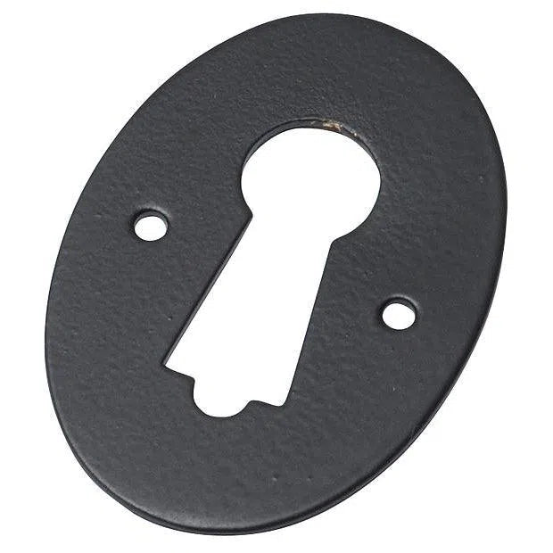 Tradco Escutcheon Pressed Matt Black