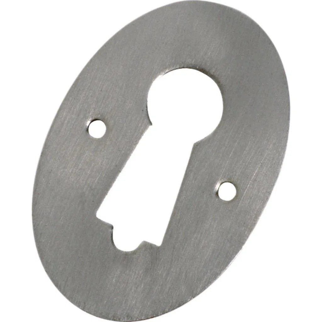 Tradco Escutcheon Pressed Satin Chrome