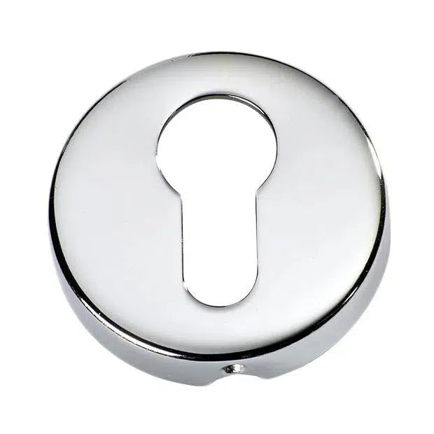 Tradco Escutcheon Sheet Brass Euro Chrome Plated