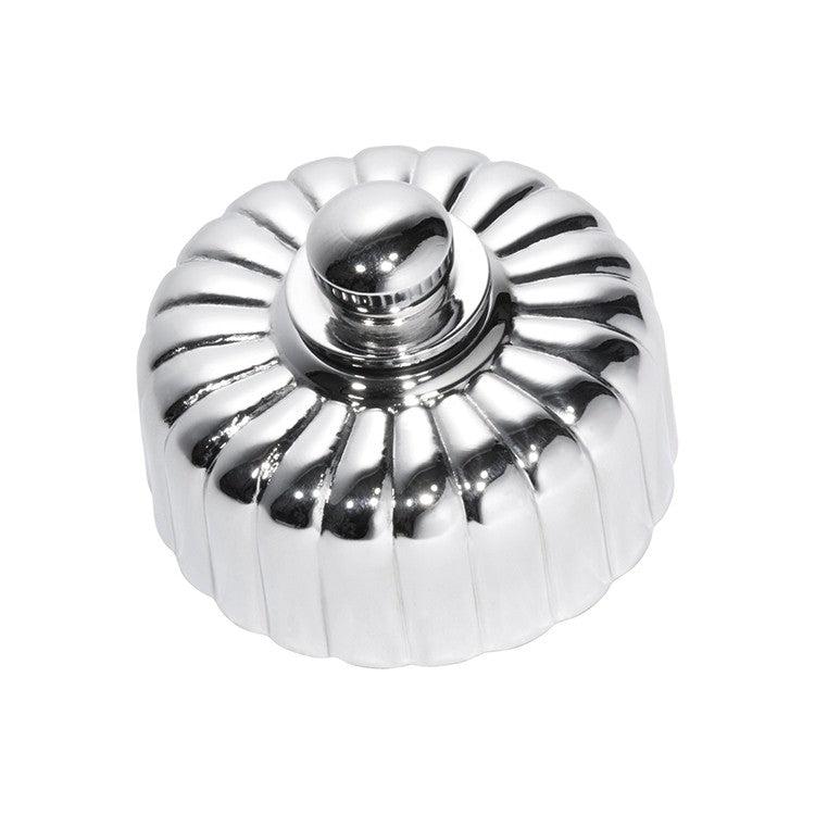 Tradco Fan Controller Fluted Chrome Plated