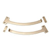Tradco Fanlight Stop Pair Polished Brass