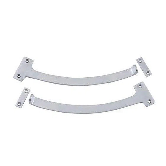 Tradco Fanlight Stop Pair Satin Chrome