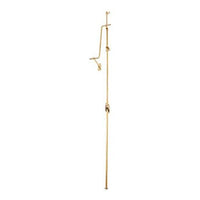 Tradco Fanlight Window Operator Polished Brass Unlacquered