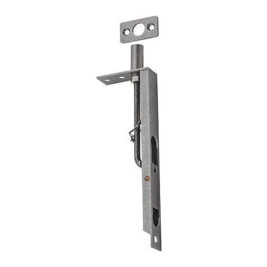 Tradco Flush Bolt Rumbled Nickel H150mm
