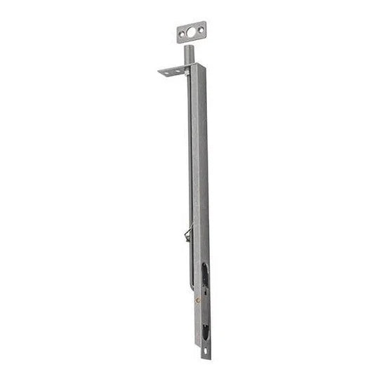 Tradco Flush Bolt Rumbled Nickel H300mm
