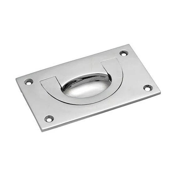 Tradco Flush Pull Large Chrome Plated H55xW90mm