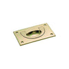 Tradco Flush Pull Large Polished Brass H55xW90mm
