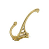 Tradco Hat & Coat Hook Federation Polished Brass H95xP70mm