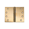 Tradco Hinge Broad Butt Polished Brass W125mm