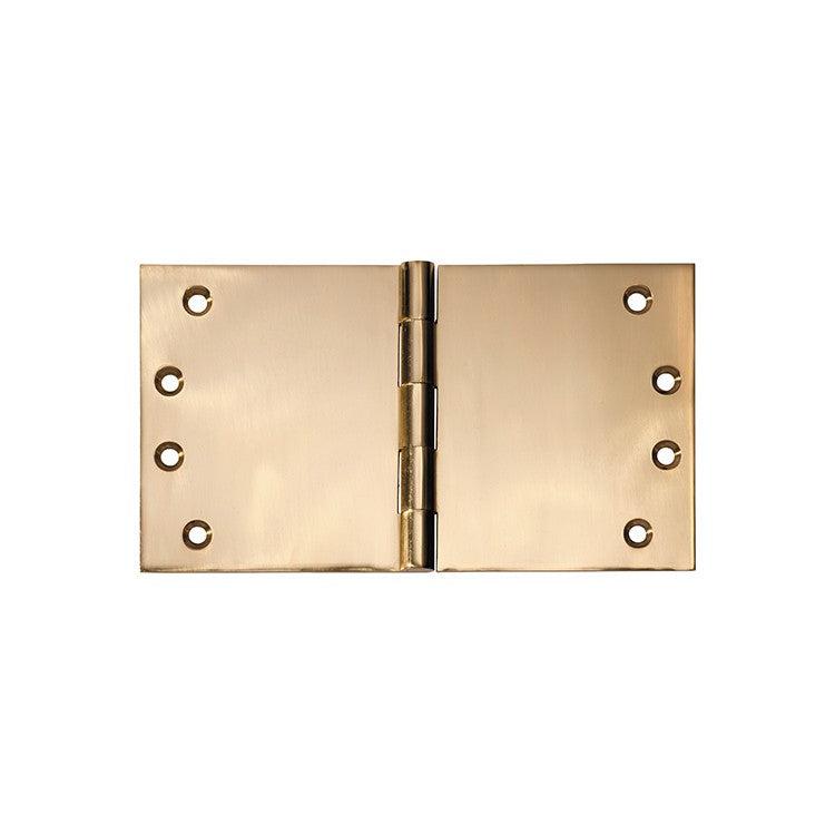 Tradco Hinge Broad Butt Polished Brass W175mm
