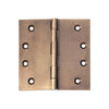 Tradco Hinge Fixed Pin Antique Brass W100mm