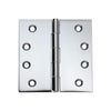 Tradco Hinge Fixed Pin Chrome Plated W100mm