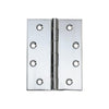 Tradco Hinge Fixed Pin Chrome Plated W75mm
